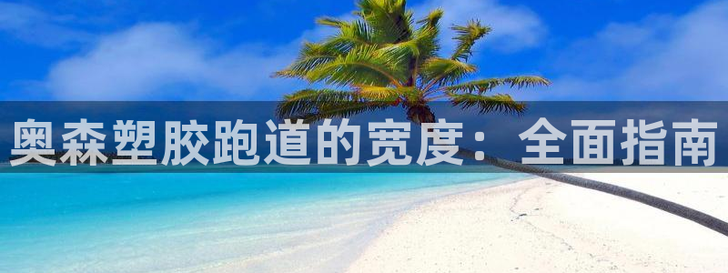 尊龙物流怎么样：奥森塑胶跑道的宽度：全面指南