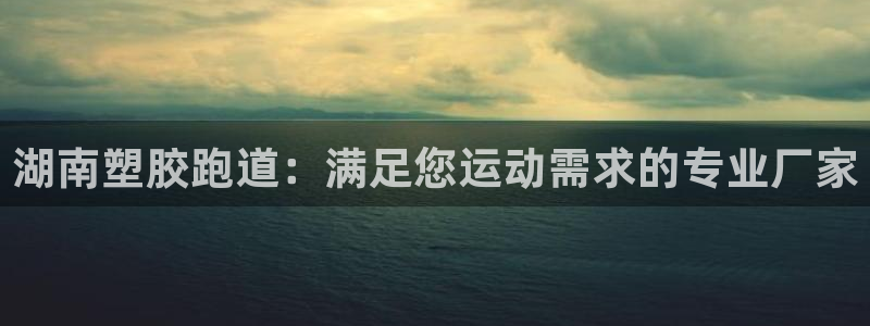 下载凯时AG旗舰厅首页：湖南塑胶跑道：满足您运动需求的专业厂家